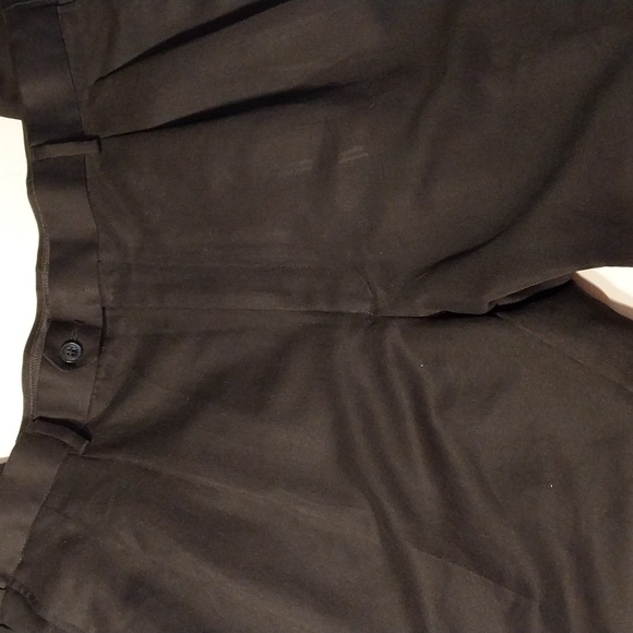 Perry Ellis Mens Black Dress Pants Adjustable Waist Size 40/30 - Picture 4 of 9
